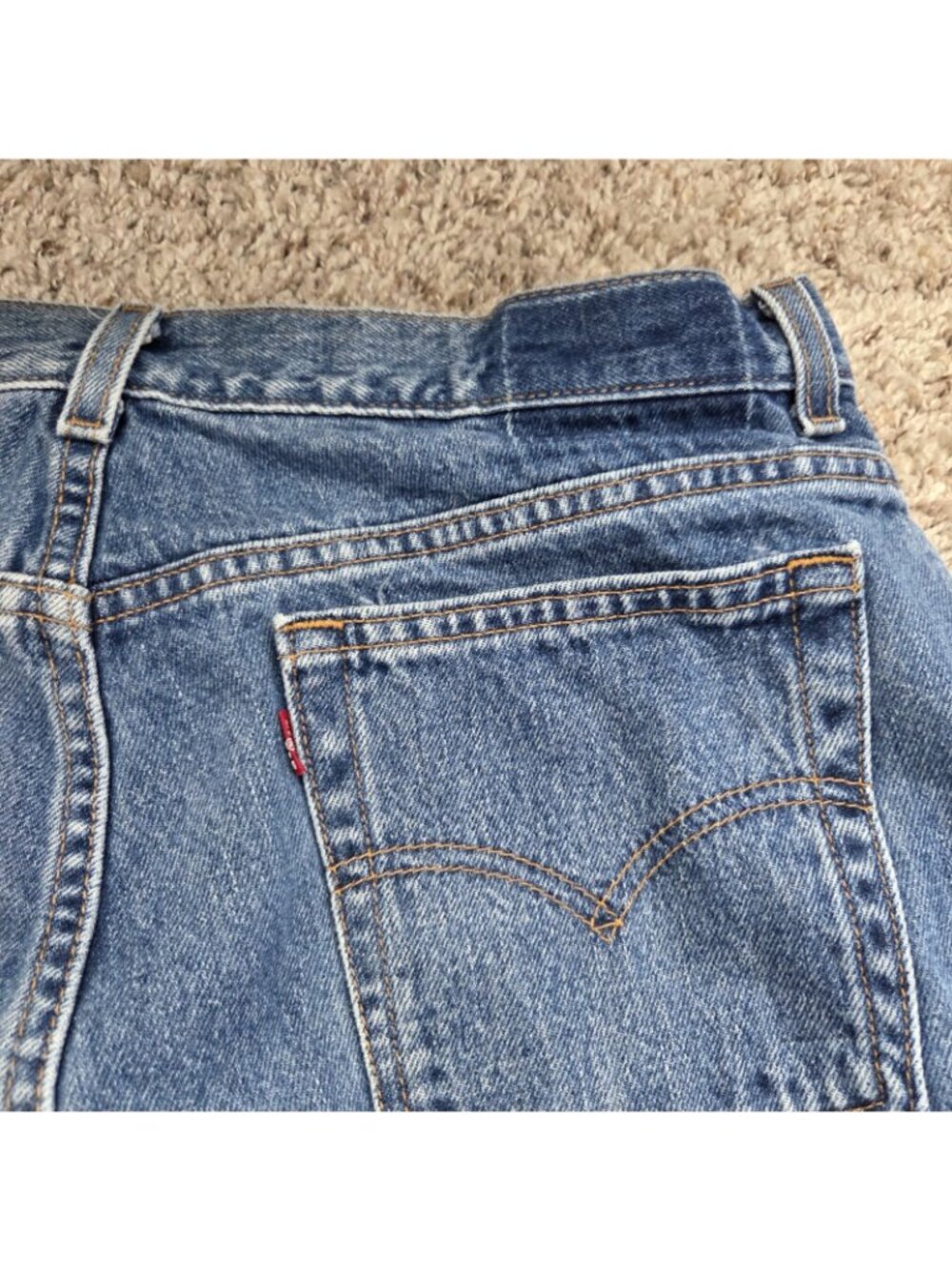 Vintage Levis 505 Jeans Womens 16 MIS S Lower Rise Straight Leg Denim USA Made - Picture 7 of 8